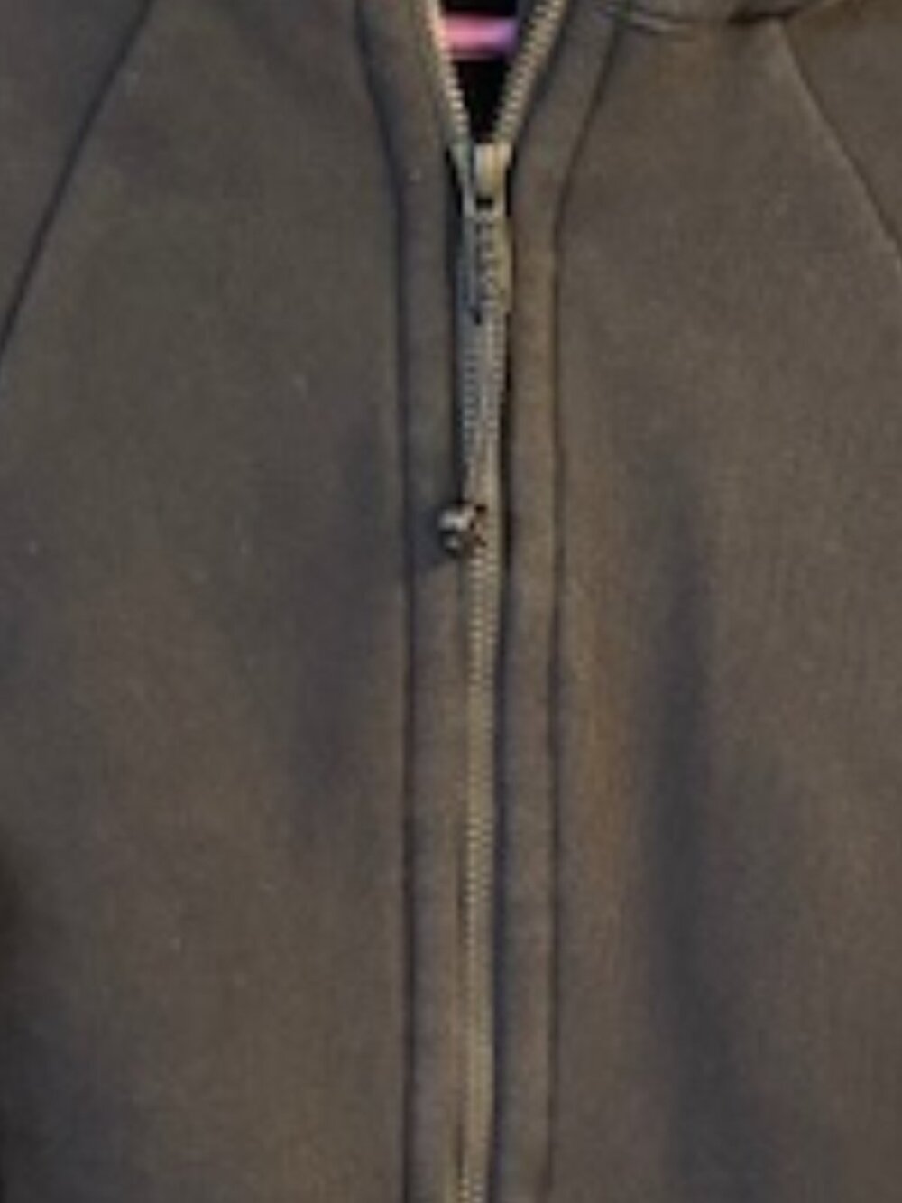 Lululemon Black Scuba full zip cropped hooded sweatshirt, size 4 - Picture 3 of 3